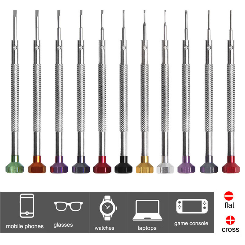 Electronics Repair Company - Alloy Stainless Steel Screwdriver 0.6mm-2.0mm Watch