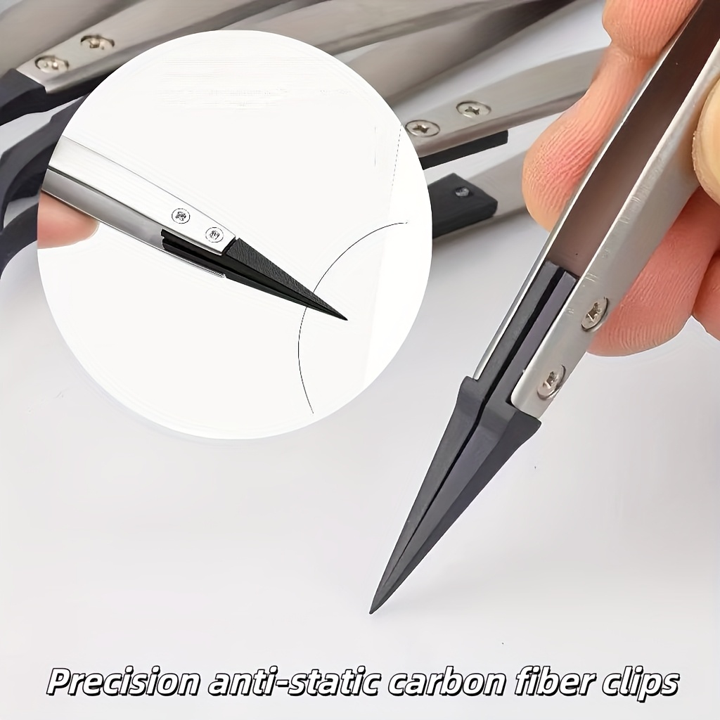 Electronics Repair Tools And Equipment - 2pcs ESD-259 Anti-static Tweezers Set Precision