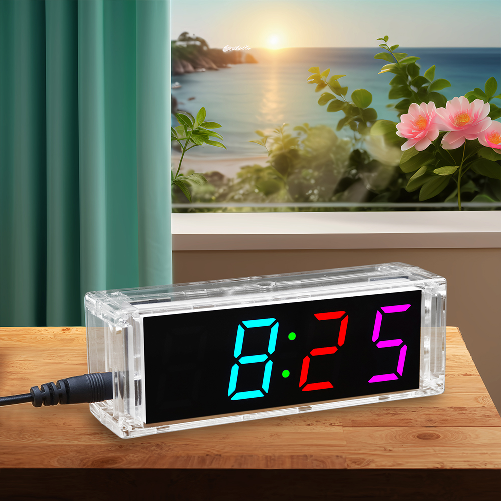 Electronics Repair School - Multicolor Digital Clock Production Kits DIY