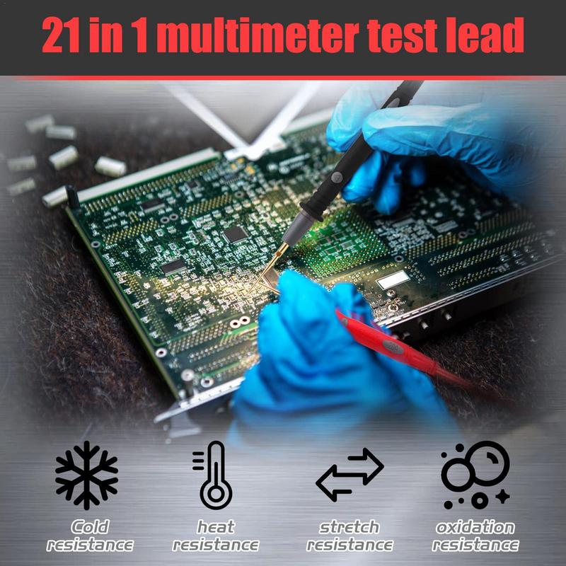 Electronics Repair School - Test Leads Set 21 In 1