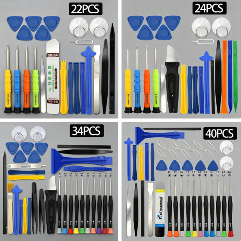 Electronics Repair Company - Multi Functional Repair Kit 22/24/34/40 Piece