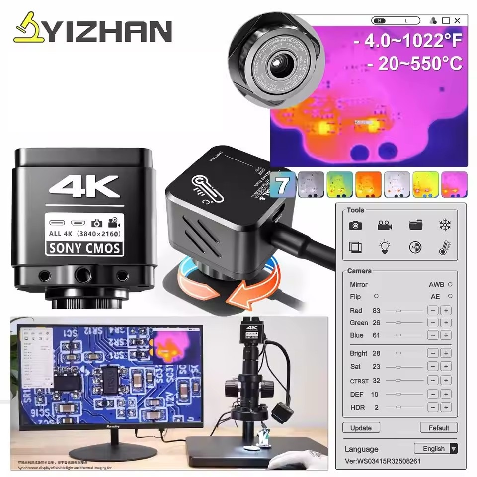 Repair Electronics - YIZHAN Thermal Imager 256*192 Pixels 4k