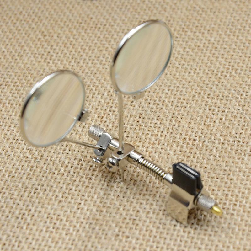 Electronics Repair Tools And Equipment - Eyeglass Magnifier 5x/10x 2 Lens Jeweler