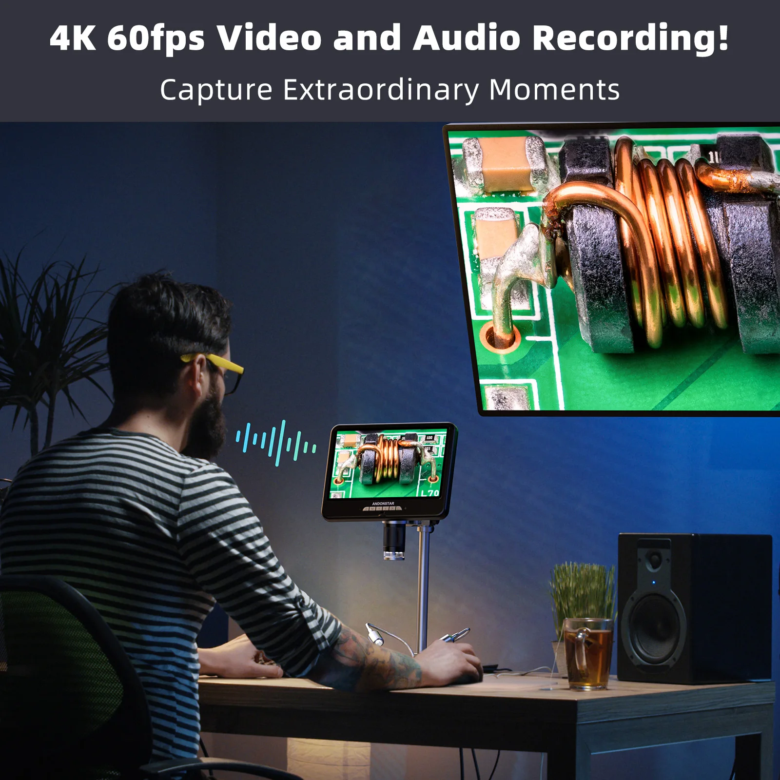 Andonstar AD210S-Pro 4K 60FPS  - Repair Electronics 评论和价格