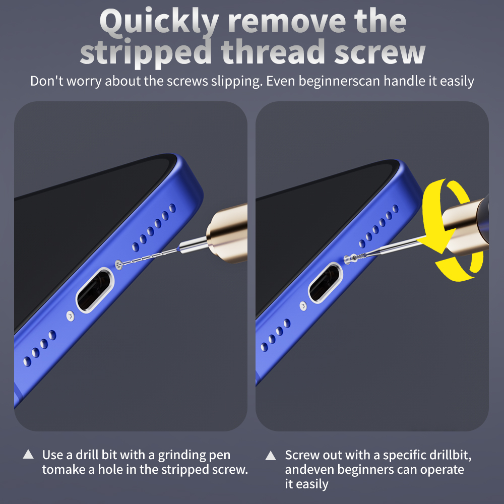 2Pcs Sliding Drill Bit Alloy S - Electronics Repair Company 评论和价格