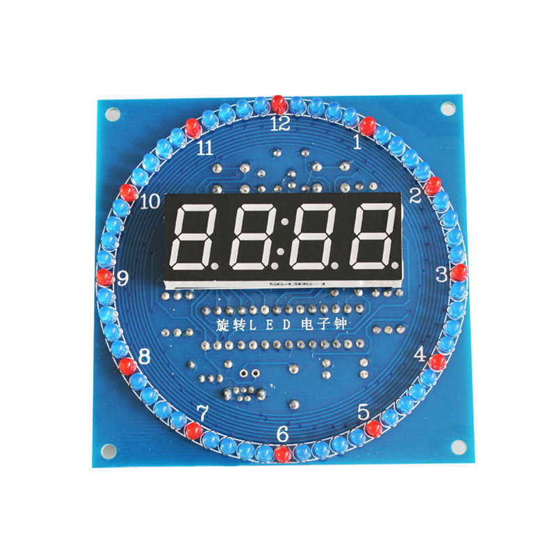 DIY Rotating LED Electronic Di - Electronics Repair School 评论和价格