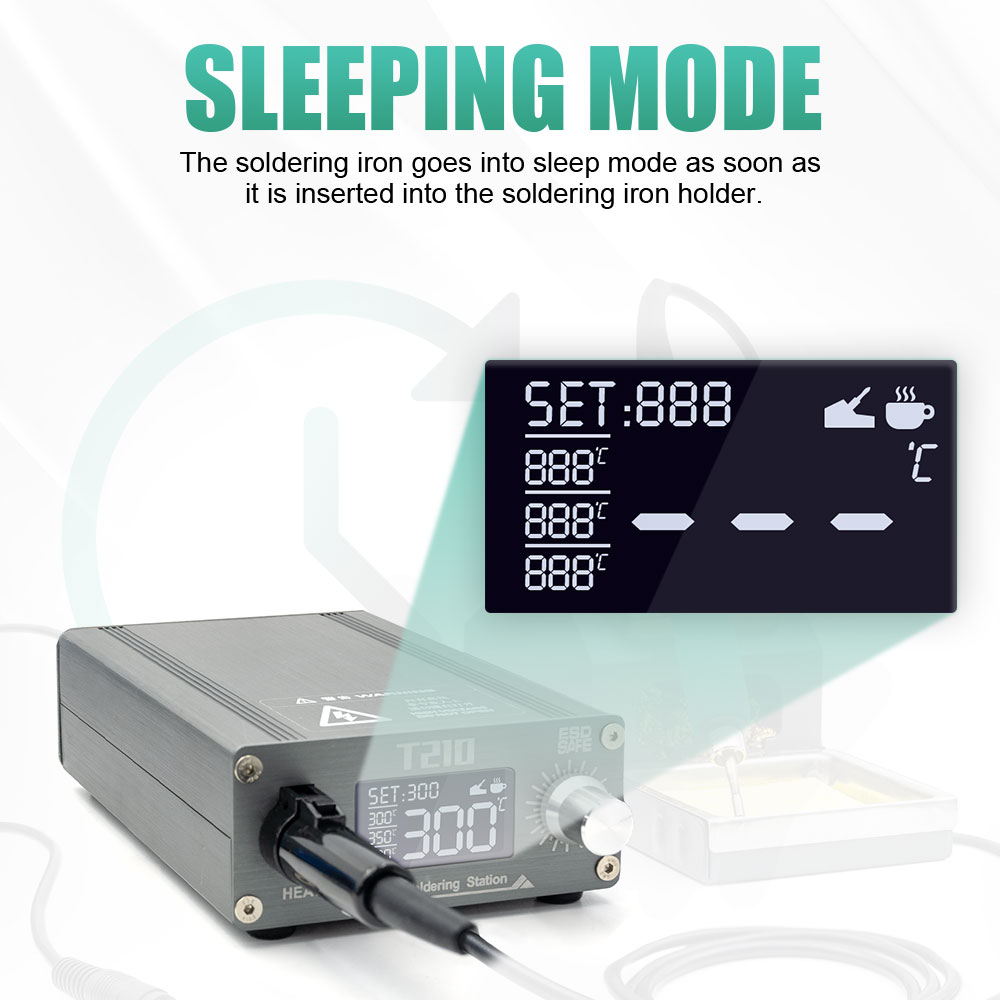 JCD T210 Smart Soldering Stati - Electronics Repair Tools And Equipment 评论和价格